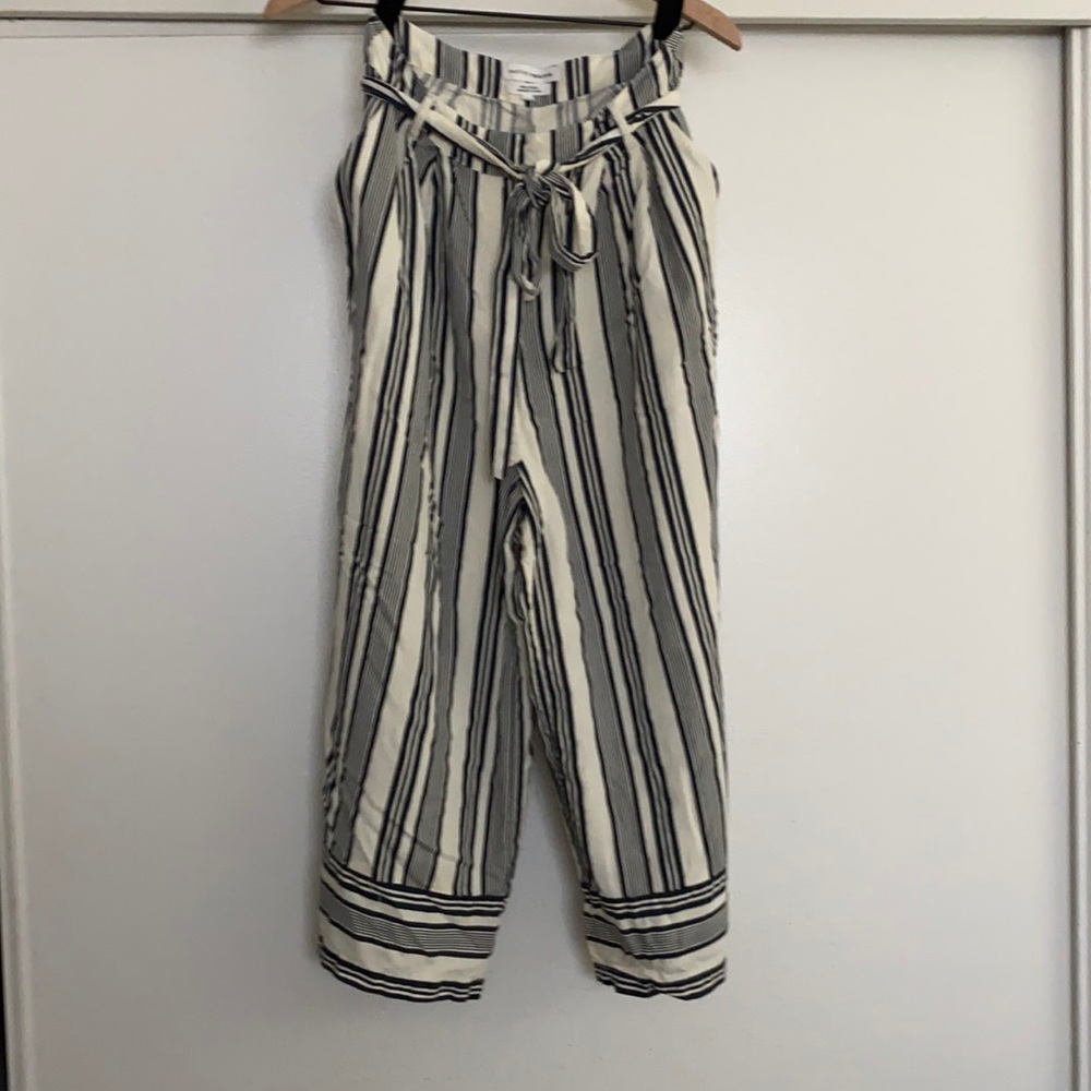 Striped Cropped Pants S Native Youth
